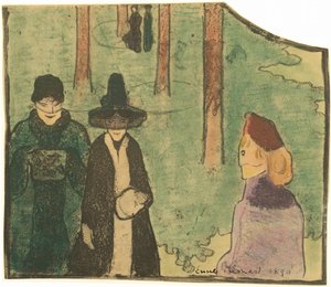 Der Spaziergang von Emile Bernard