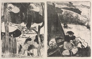 Les Bretonneries: Titelseite (Page de Titre) und Die Rückkehr von der Wallfahrt (Le Retour du Pardon)