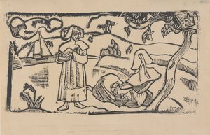 Zwei bretonische Frauen, ca. 1891