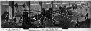 Forges de la Franche Comté: Walzwerke. Fabrik von Fraisans, Jura (39)