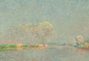 Nebel auf der Lys