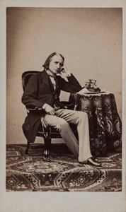 Porträt des Komponisten Franz Liszt 1811-1886