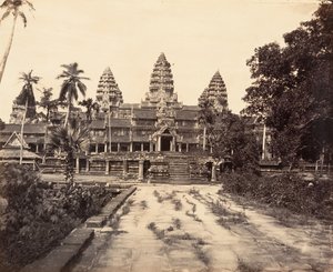 Westfassade der Großen Pagode, 1866 von Emile Gsell