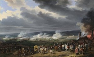 Die Schlacht von Jemappes von Emile Jean Horace Vernet