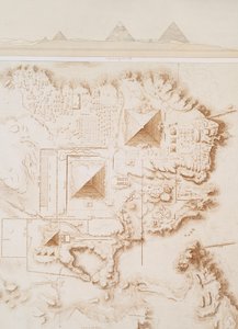 Plan eines Teils der Nekropole von Memphis, Gizeh-Plateau