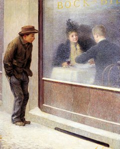 Reflexionen eines hungrigen Mannes oder soziale Kontraste von Emilio Longoni