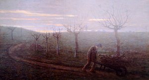 Rückkehr aus dem Wald, von Emilio Longoni von Emilio Longoni