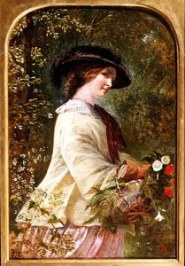 Die Blumenverkäuferin von Emily Mary Osborn