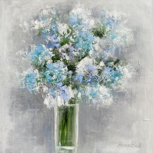Weiche blaue Blumen