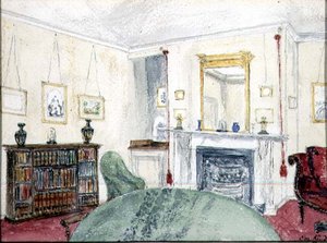 Salon in Windermar, ca. 1845 von Emma Kinder