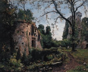 Der Bastion des Ormes, Innenansicht des Château de Clisson