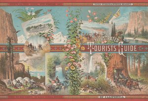 Buchumschlag zu einem illustrierten Reiseführer zu bekannten Sommer- und Winterresorts von Kalifornien, ca. 1870-80 von Emmanuel Wyttenbach