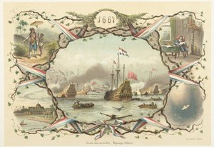 Der Zug nach Chatham und die Eroberung der Royal Charles, 1667 von Emrik and Binger