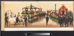 Umzug in Haarlem, 1872 (Platte 9) von Emrik and Binger