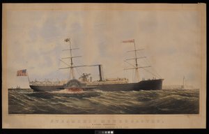 Dampfschiff Morrocastle, R Adams Kommandant, gebaut für Spofford Tileston & Co von Endicott Endicott