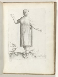 Afra mulier vidua von Enea Vico