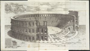 Arena von Verona. Speculum Romanae Magnificentiae von Enea Vico