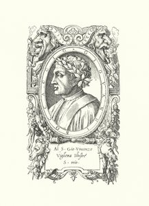 Giovanni Boccaccio, italienischer Dichter, Romanautor und Humanist von Enea Vico
