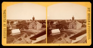 Zelt des Fotografen in Fernandina, Florida
