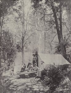 Ein Buschcamp, Tasmanien von English Photographer