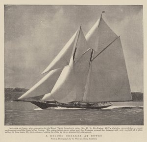 Ein Rekordbrecher in Cowes