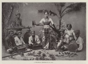 Eine Theateraufführung in Java von English Photographer