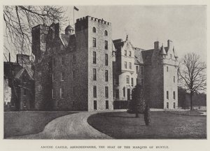 Aboyne Castle, Aberdeenshire, der Sitz des Marquis von Huntly von English Photographer