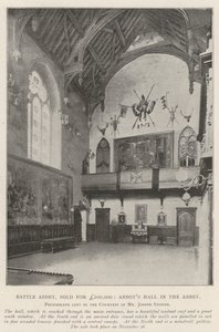Battle Abbey, verkauft für £200.000, Abtshalle in der Abtei von English Photographer