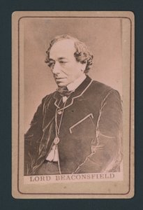 Benjamin Disraeli, Visitenkarte von English Photographer