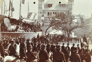 Blackwall Tunnel: Zeremonie zur Eröffnung des Tunnels durch den Prinzen von Wales, später König Edward VII., und Prinzessin Alexandra, 1897