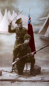 Britische und indische Soldaten, Erster Weltkrieg