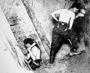 Britische Pioniere der Royal Engineers verminen Messines Ridge bei Ypern, Juni 1917