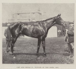 Cap and Bells II, Gewinner der Oaks, 1901 von English Photographer