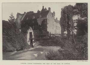 Cawdor Castle, Nairnshire, der Sitz des Earl of Cawdor von English Photographer