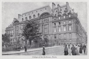 Sorbonne, Paris (Schwarz-Weiß-Foto) von English Photographer