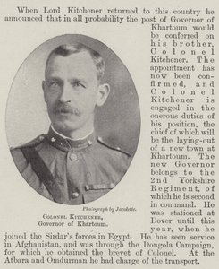 Oberst Kitchener, Gouverneur von Khartum von English Photographer