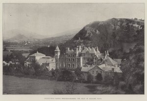 Craig-y-Nos Castle, Brecknockshire, der Sitz von Madame Patti von English Photographer