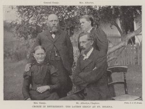 Cronje im Ruhestand, die neueste Gruppe auf St. Helena