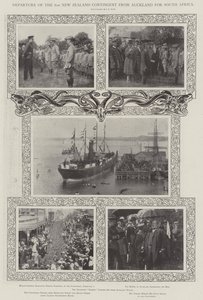 Abreise des 8. neuseeländischen Kontingents von Auckland nach Südafrika von English Photographer