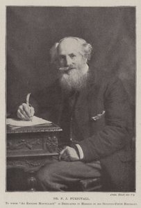Dr. F J Furnivall, dem An English Miscellany zu Ehren seines fünfundsiebzigsten Geburtstags gewidmet ist von English Photographer