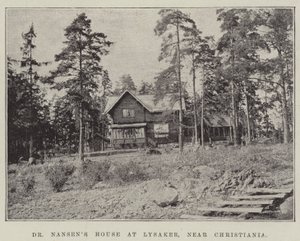Dr. Nansens Haus in Lysaker, nahe Christiania von English Photographer