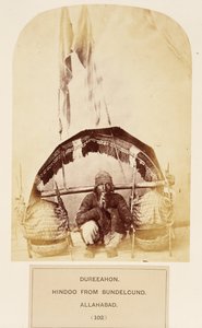 Dureeahon, Hindu aus Bundelcund, Allahabad, aus The People of India, von J. Forbes Watson, veröffentlicht 1868 von English Photographer
