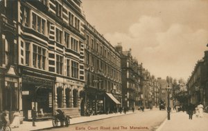 Earls Court Road und The Mansions, London von English Photographer