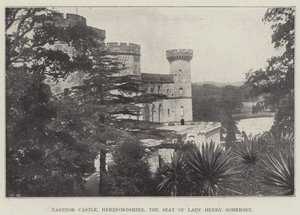Eastnor Castle, Herefordshire, der Sitz von Lady Henry Somerset