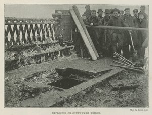 Explosion auf der Southwark Bridge von English Photographer