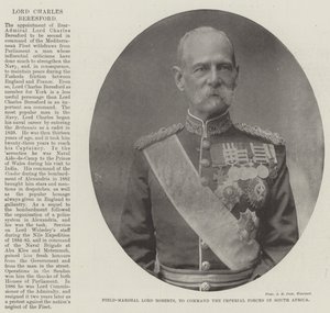 Feldmarschall Lord Roberts, um die kaiserlichen Streitkräfte in Südafrika zu befehligen von English Photographer