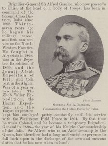 General Sir A Gaselee, Kommandant der indischen Truppe für China von English Photographer