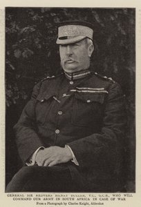General Sir Redvers Henry Buller, VC, GCB, der im Kriegsfall unsere Armee in Südafrika befehligen wird von English Photographer