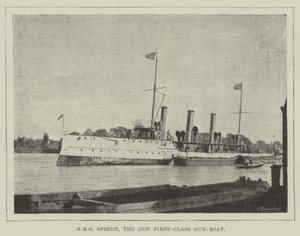 HMS Speedy, das neue erstklassige Kanonenboot