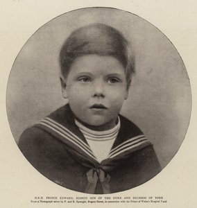 Seine Königliche Hoheit Prinz Edward, ältester Sohn des Herzogs und der Herzogin von York von English Photographer